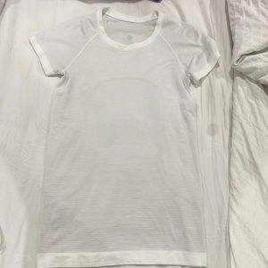 lululemon white swiftly tech size 4 normal length!